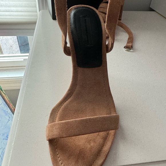 Alexander Wang Tan Suede Heels - Picture 12 of 16